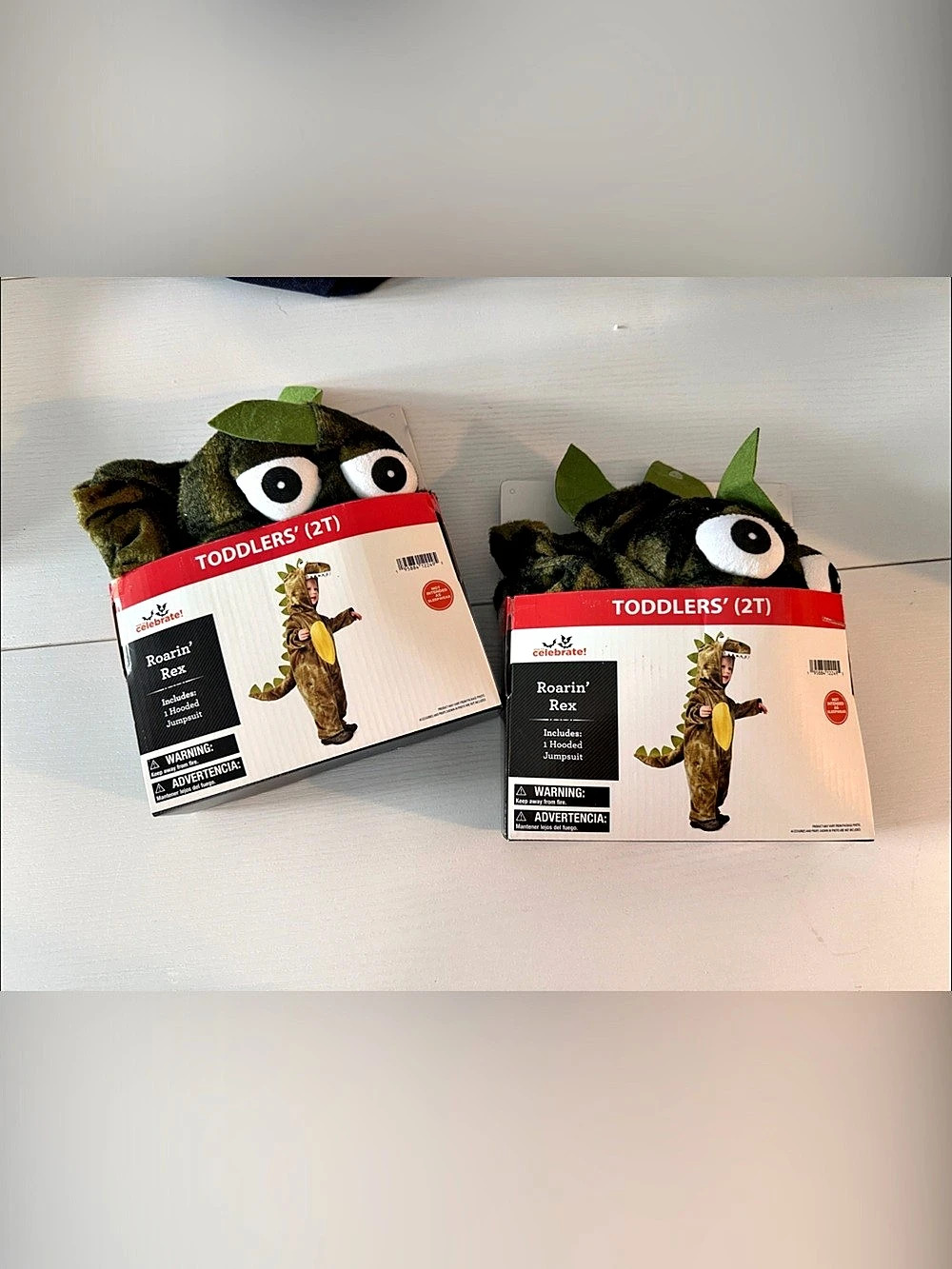 Rubie's Rex costume Rex Dinosaur Costume Boys 2T NWT